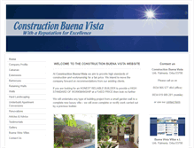 Tablet Screenshot of constructionbuenavista.com